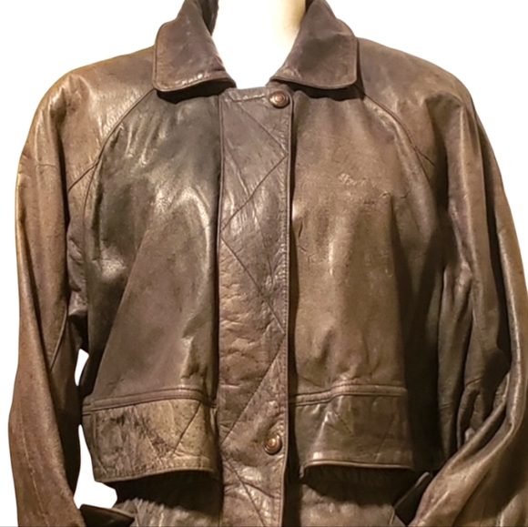 HOST PICK 😊 Wilson Adventure Bound Woman's Leather Jacket Sz S - Picture 3 of 16